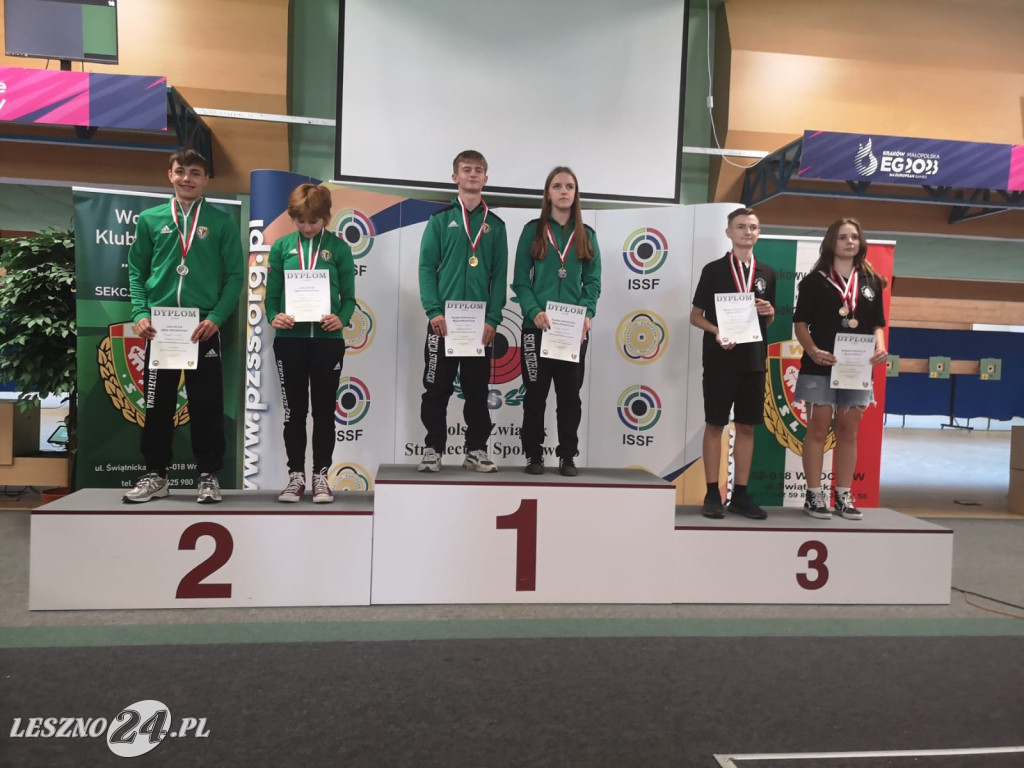 Medale strzelców Lesny Leszno