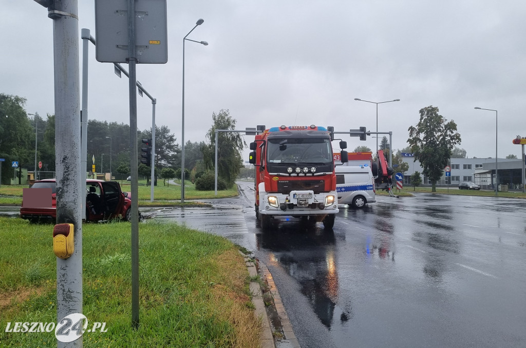 Wypadek na Al. Konstytucji 3 Maja i ul. Okrężnej