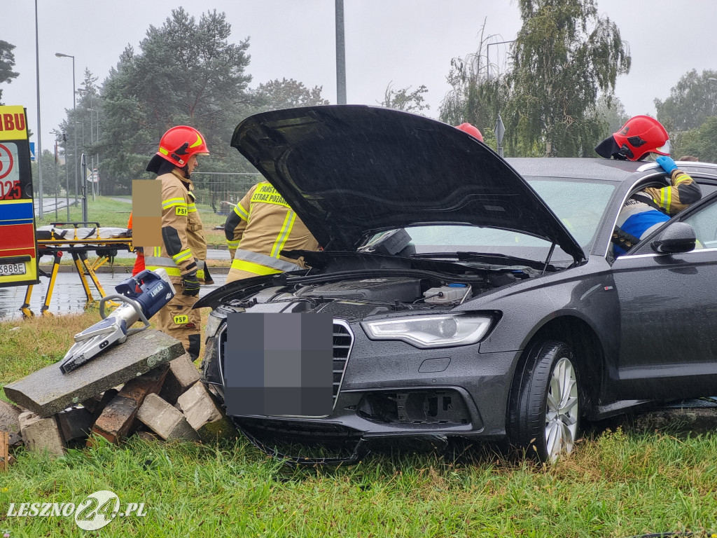 Wypadek na Al. Konstytucji 3 Maja i ul. Okrężnej