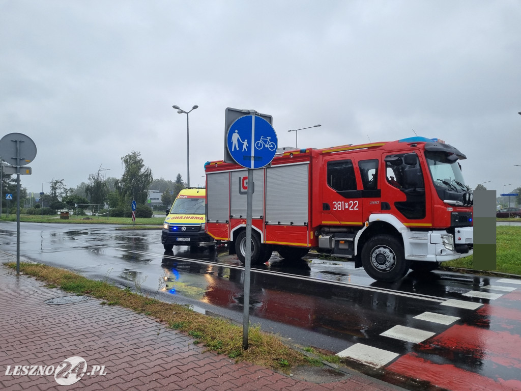 Wypadek na Al. Konstytucji 3 Maja i ul. Okrężnej