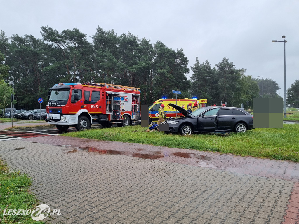 Wypadek na Al. Konstytucji 3 Maja i ul. Okrężnej