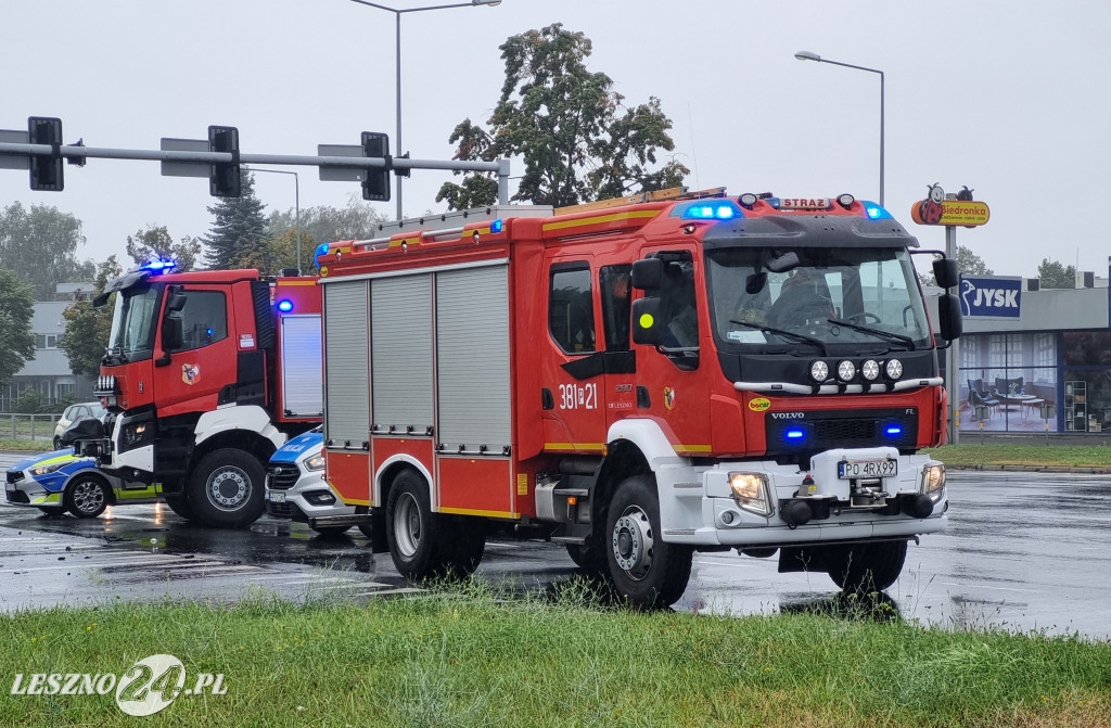 Wypadek na Al. Konstytucji 3 Maja i ul. Okrężnej