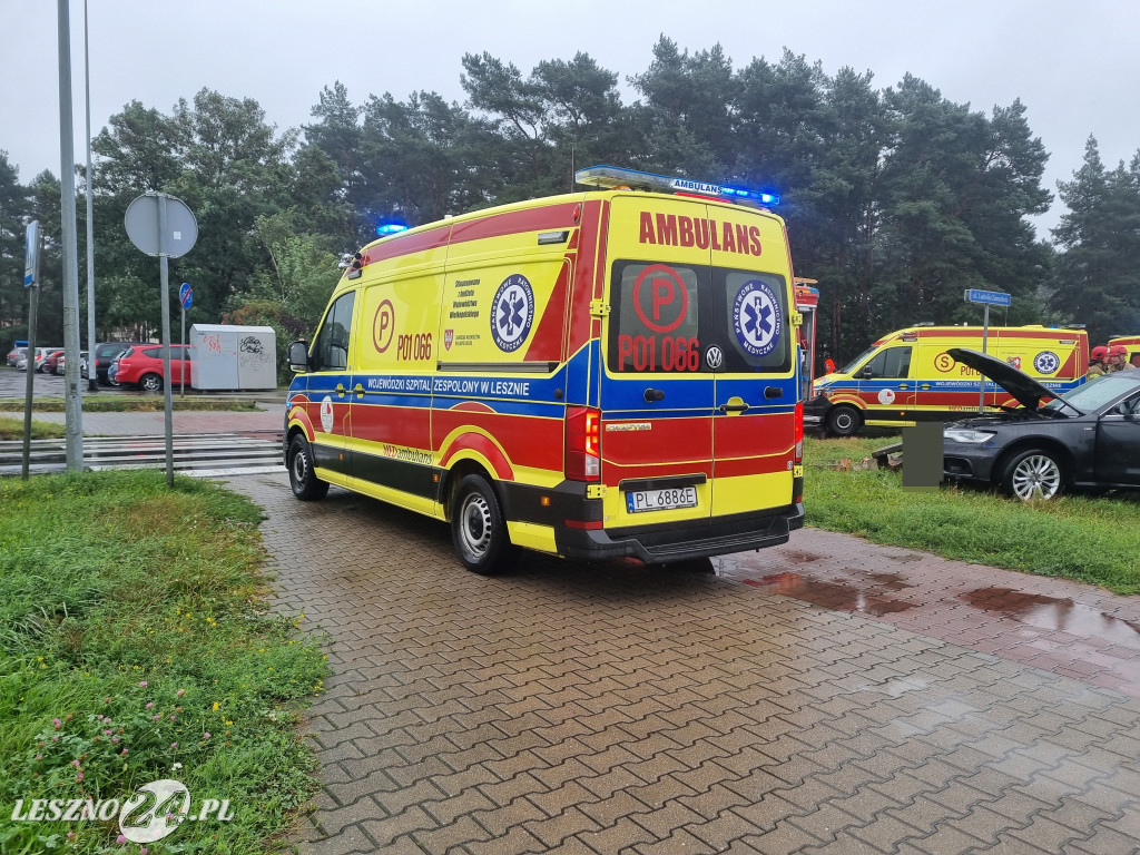 Wypadek na Al. Konstytucji 3 Maja i ul. Okrężnej