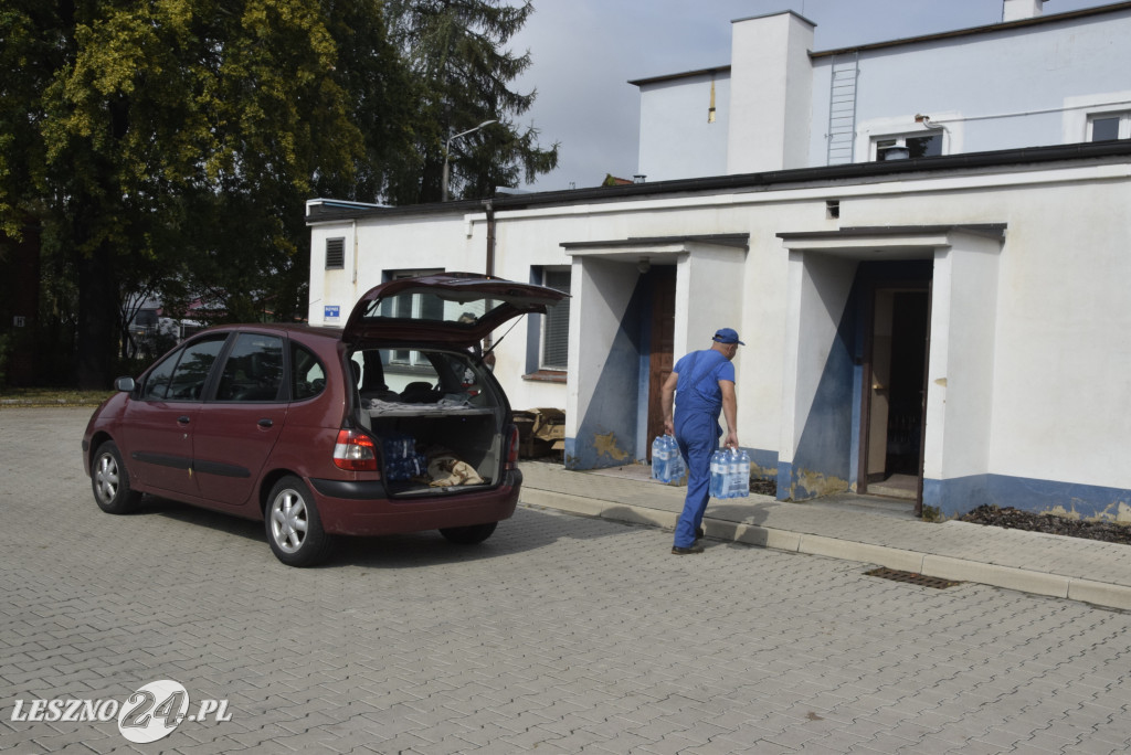 Zbiórka dla powodzian w leszczyńskich Wodociągach