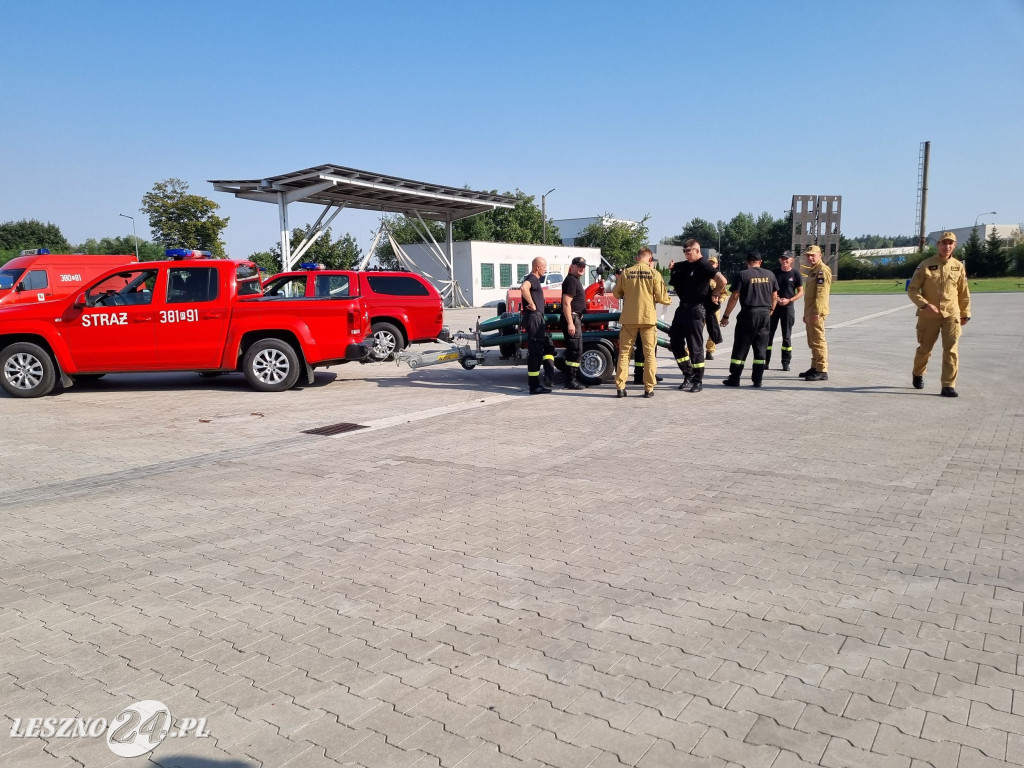 Strażacy jadą pomagać powodzianom