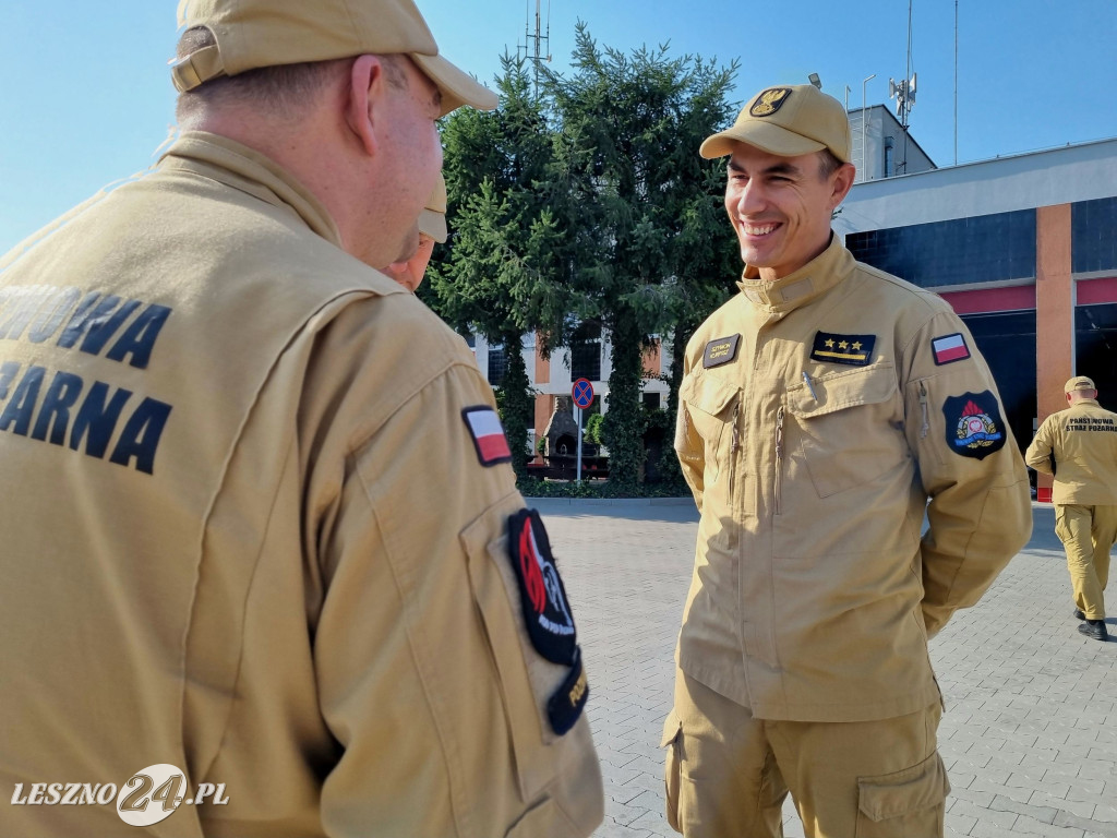 Strażacy jadą pomagać powodzianom