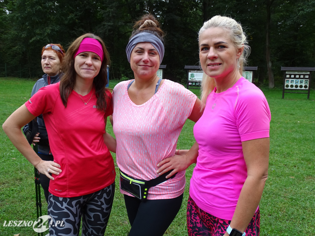 Różowy Marszobieg i Parkrun w Karczmie Borowej