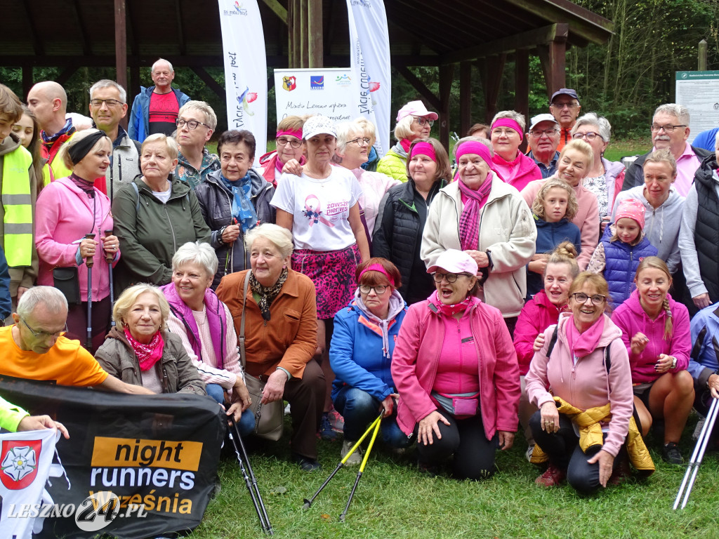 Różowy Marszobieg i Parkrun w Karczmie Borowej