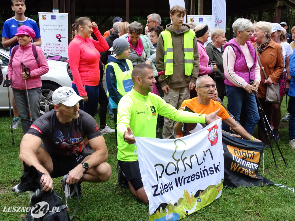 Różowy Marszobieg i Parkrun w Karczmie Borowej