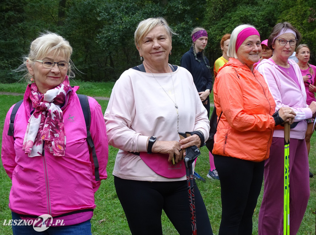 Różowy Marszobieg i Parkrun w Karczmie Borowej