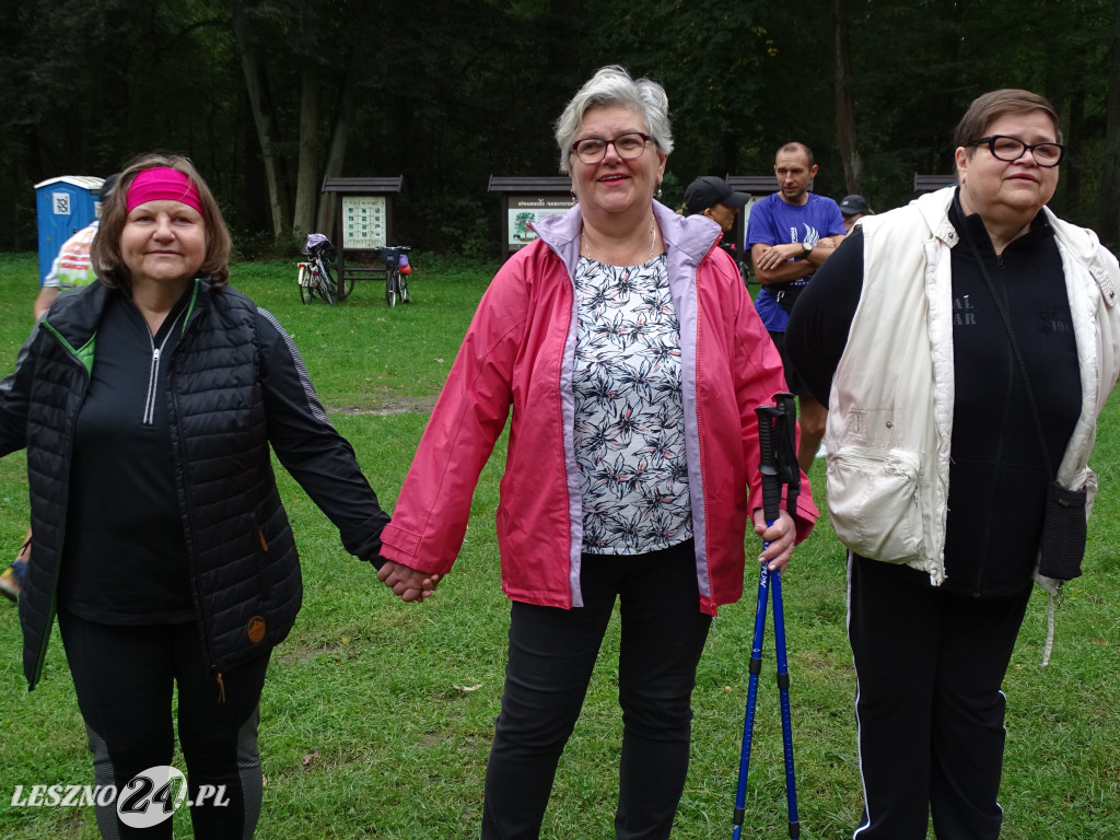 Różowy Marszobieg i Parkrun w Karczmie Borowej