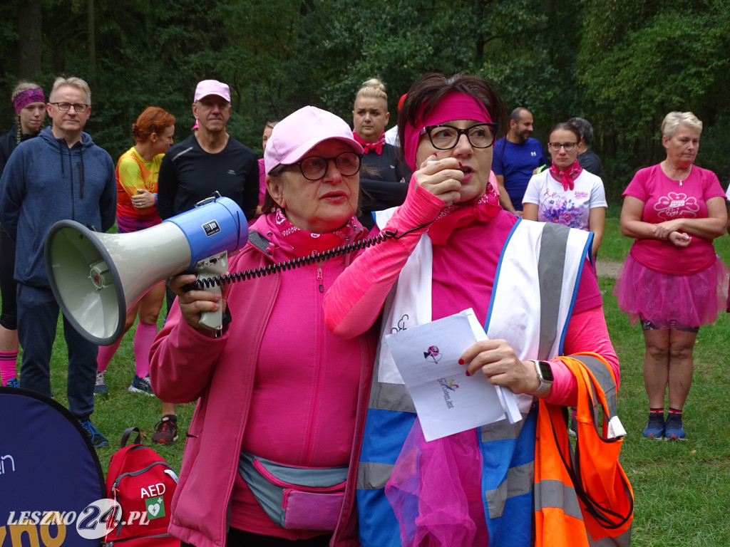 Różowy Marszobieg i Parkrun w Karczmie Borowej