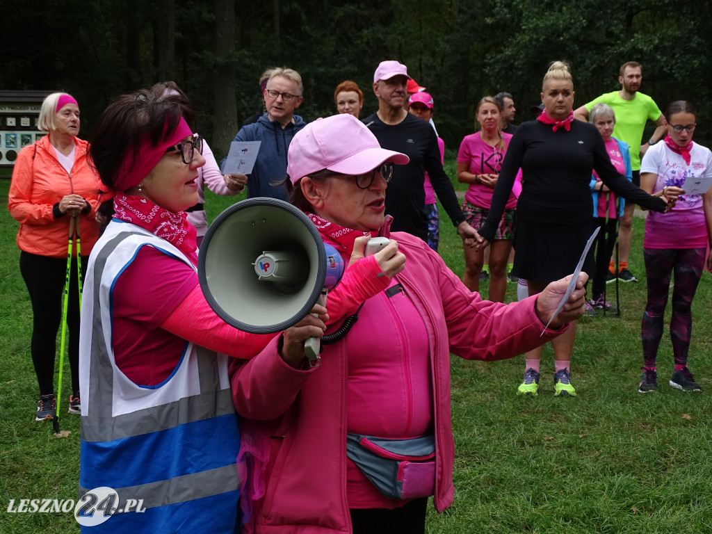 Różowy Marszobieg i Parkrun w Karczmie Borowej