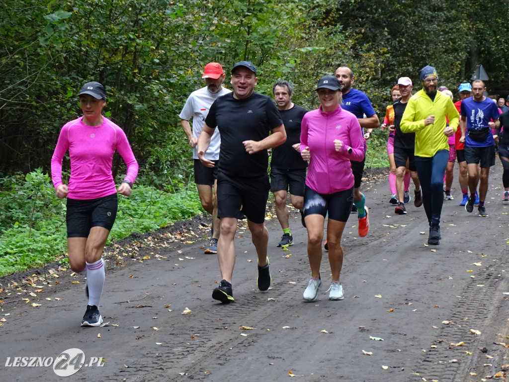 Różowy Marszobieg i Parkrun w Karczmie Borowej