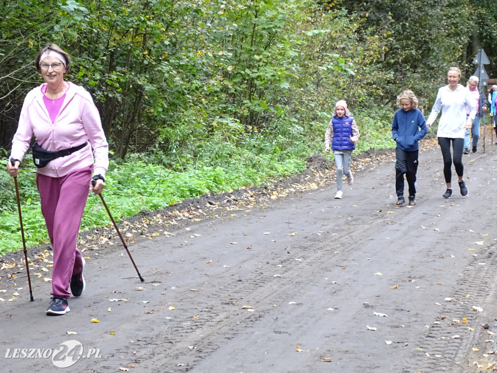 Różowy Marszobieg i Parkrun w Karczmie Borowej