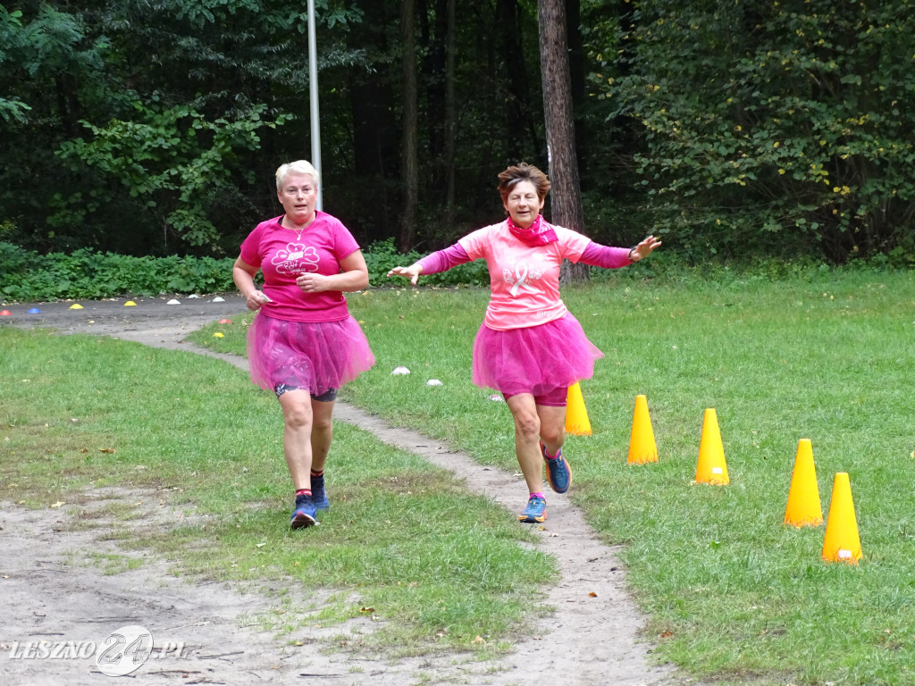 Różowy Marszobieg i Parkrun w Karczmie Borowej