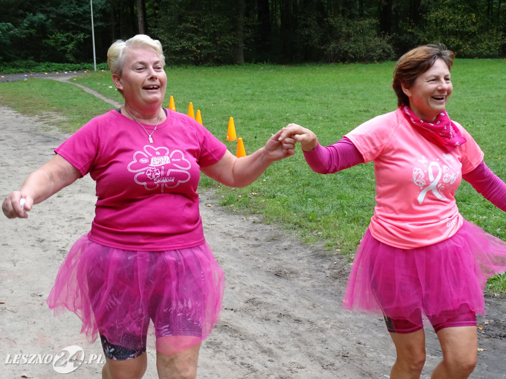 Różowy Marszobieg i Parkrun w Karczmie Borowej