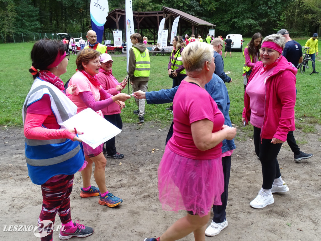 Różowy Marszobieg i Parkrun w Karczmie Borowej