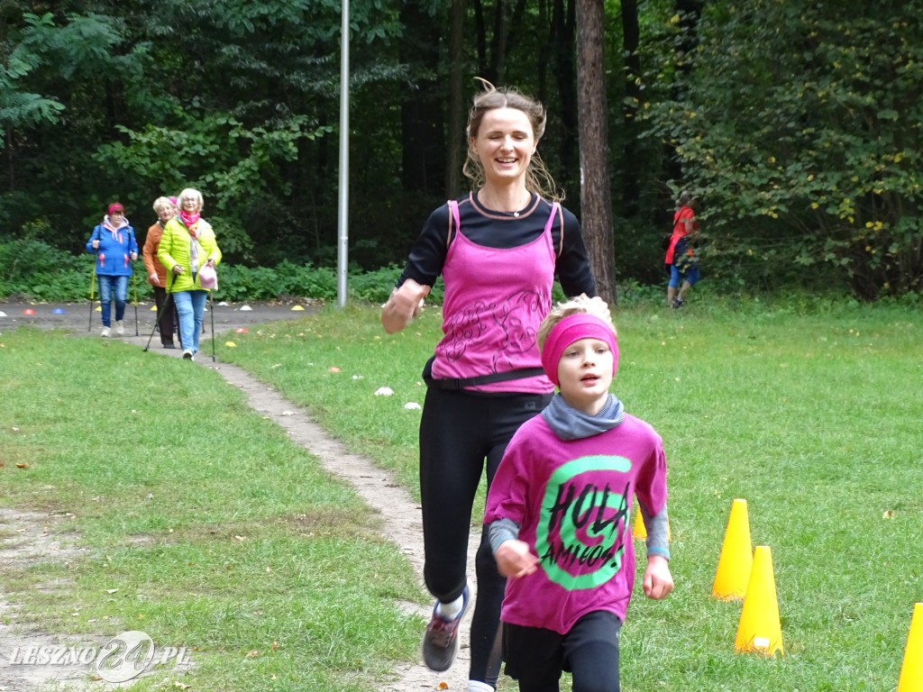 Różowy Marszobieg i Parkrun w Karczmie Borowej