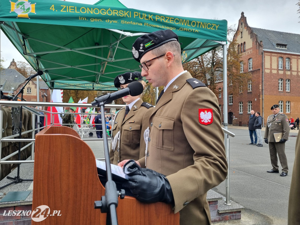 Święto 4. Zielonogórskiego Pułku Przeciwlotniczego w Lesznie