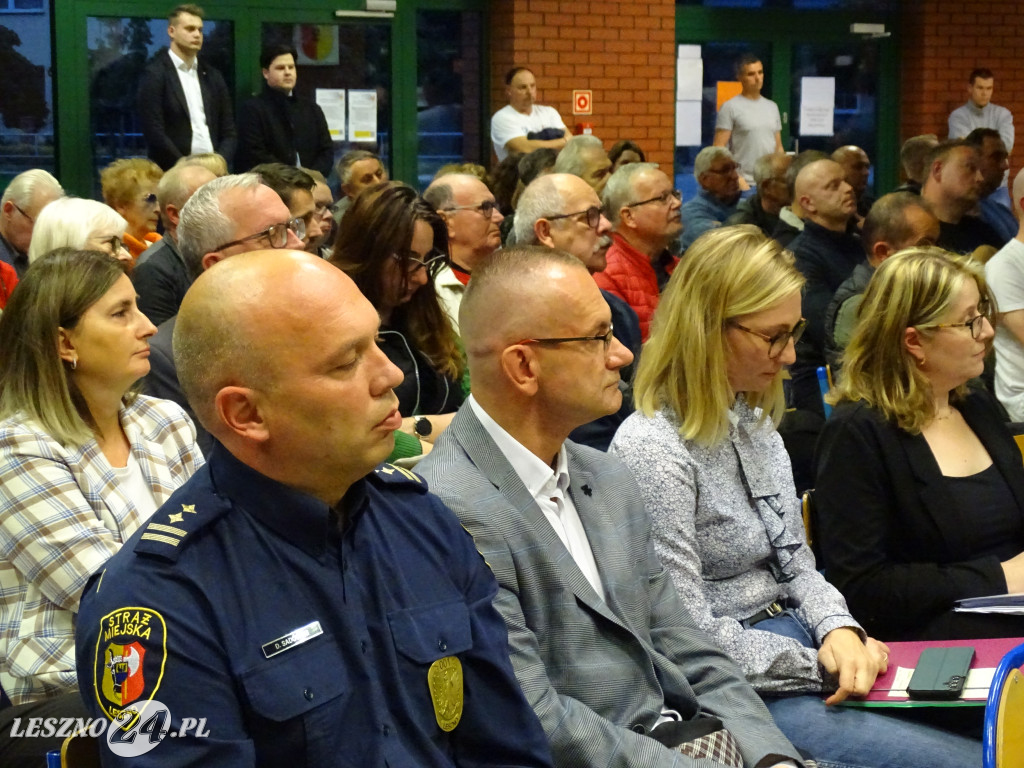 Spotkanie prezydenta Leszna z mieszkańcami Zatorza