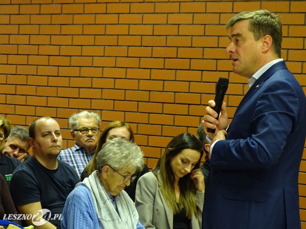 Spotkanie prezydenta Leszna z mieszkańcami Zatorza