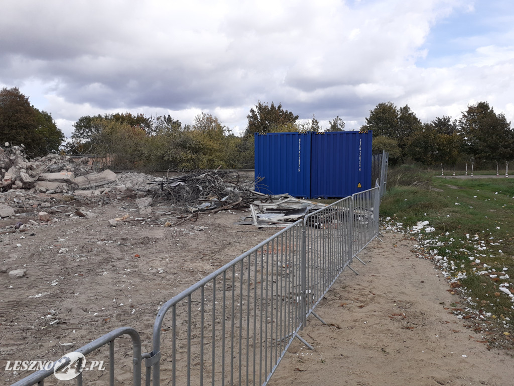 Wyburzenia na Lotnisku Leszno