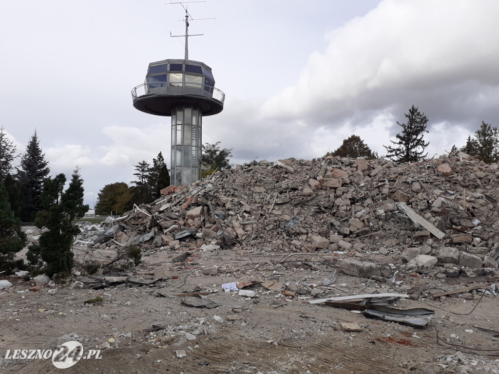 Wyburzenia na Lotnisku Leszno