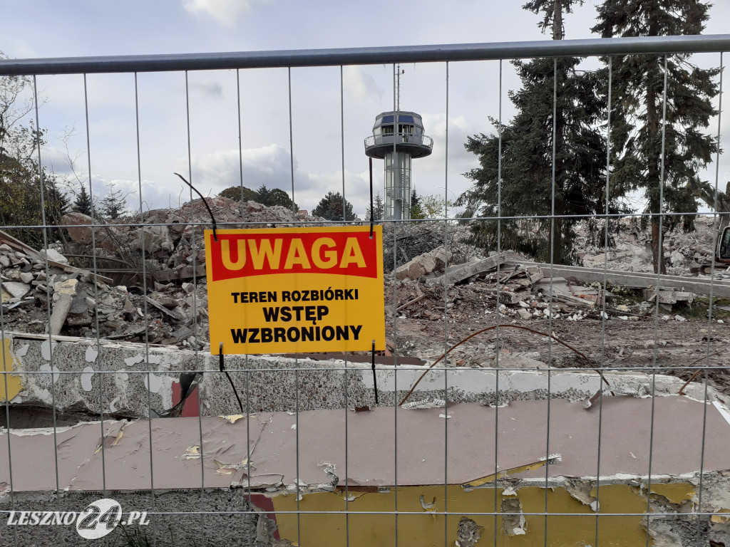 Wyburzenia na Lotnisku Leszno