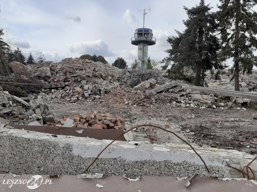 Wyburzenia na Lotnisku Leszno