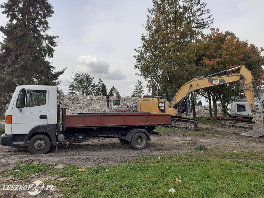 Wyburzenia na Lotnisku Leszno