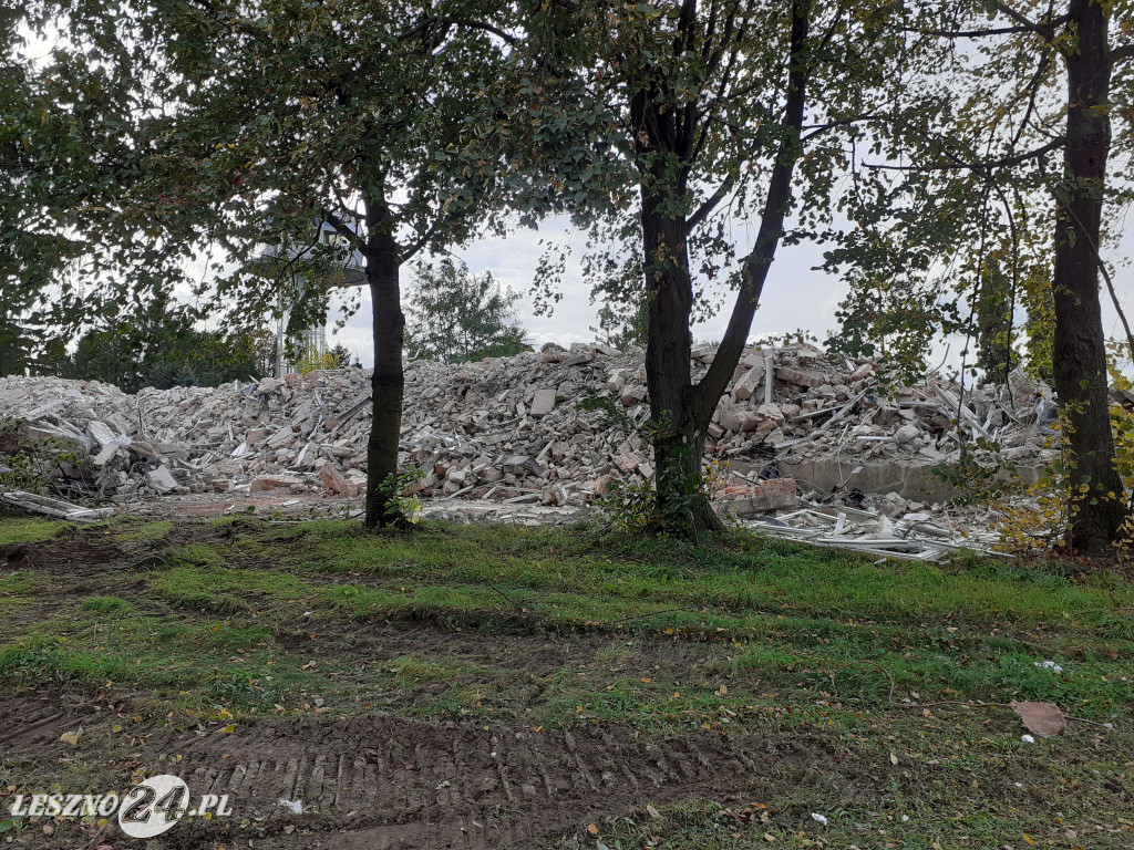 Wyburzenia na Lotnisku Leszno