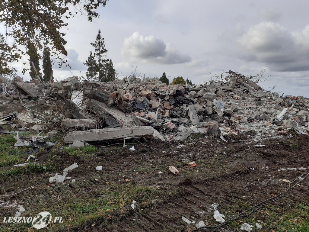 Wyburzenia na Lotnisku Leszno