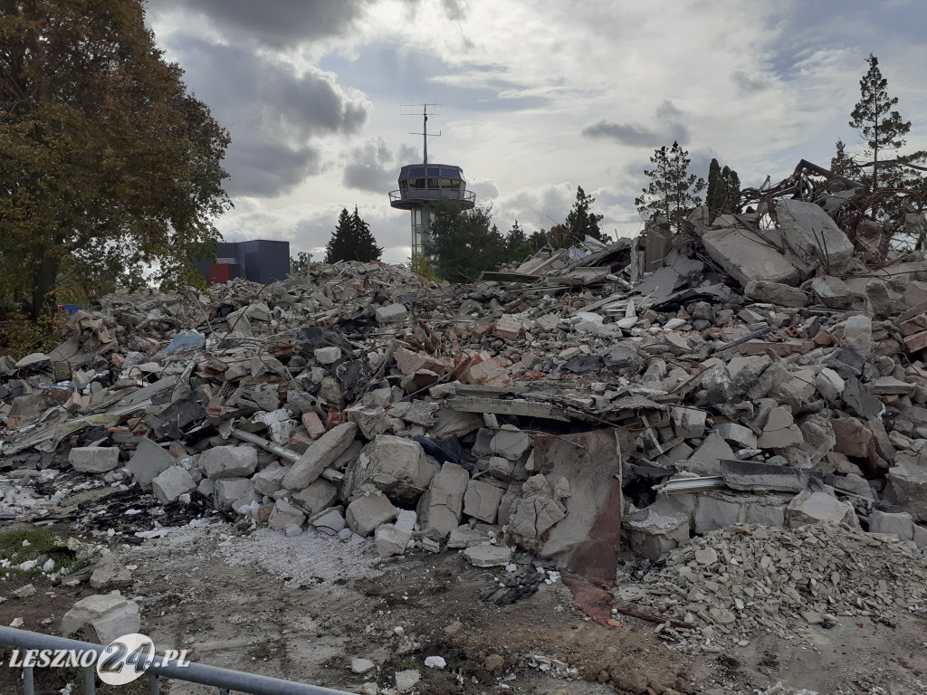 Wyburzenia na Lotnisku Leszno
