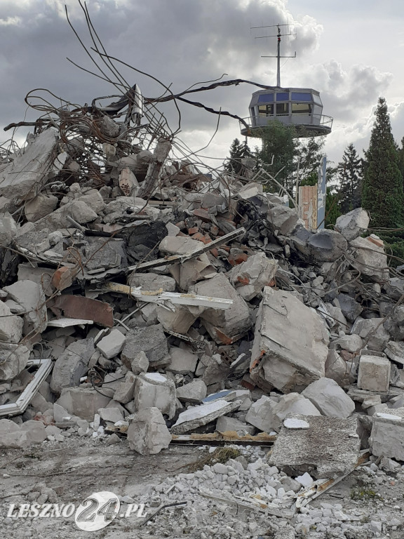 Wyburzenia na Lotnisku Leszno