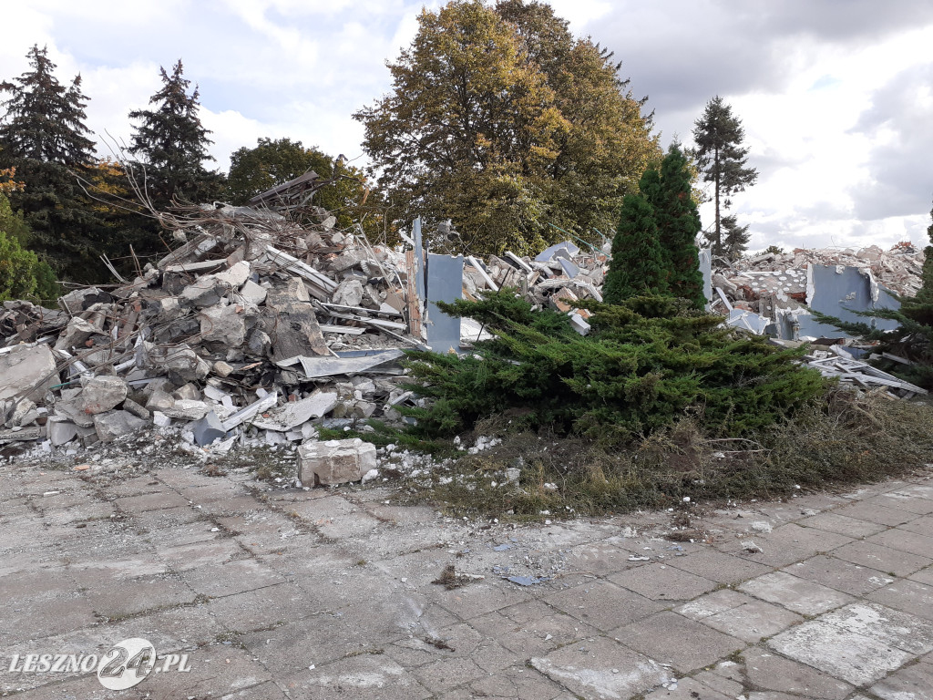 Wyburzenia na Lotnisku Leszno