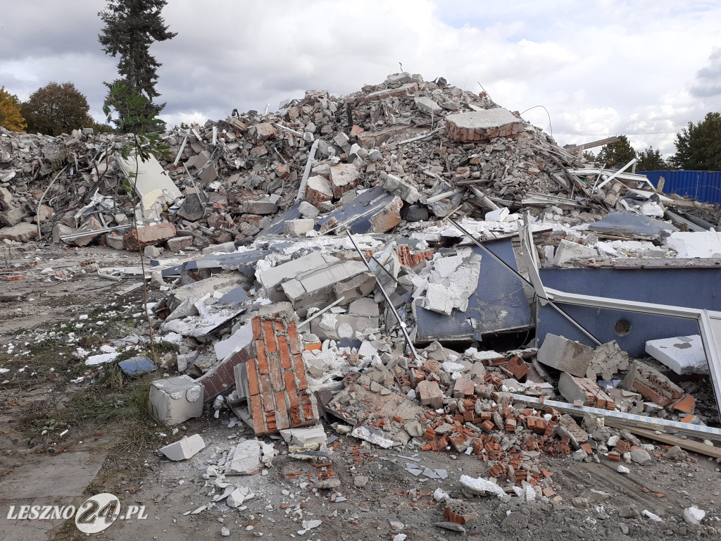 Wyburzenia na Lotnisku Leszno