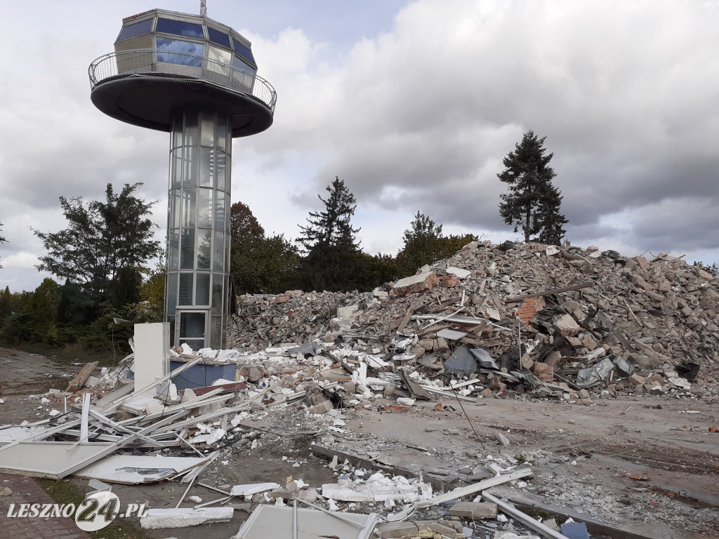 Wyburzenia na Lotnisku Leszno