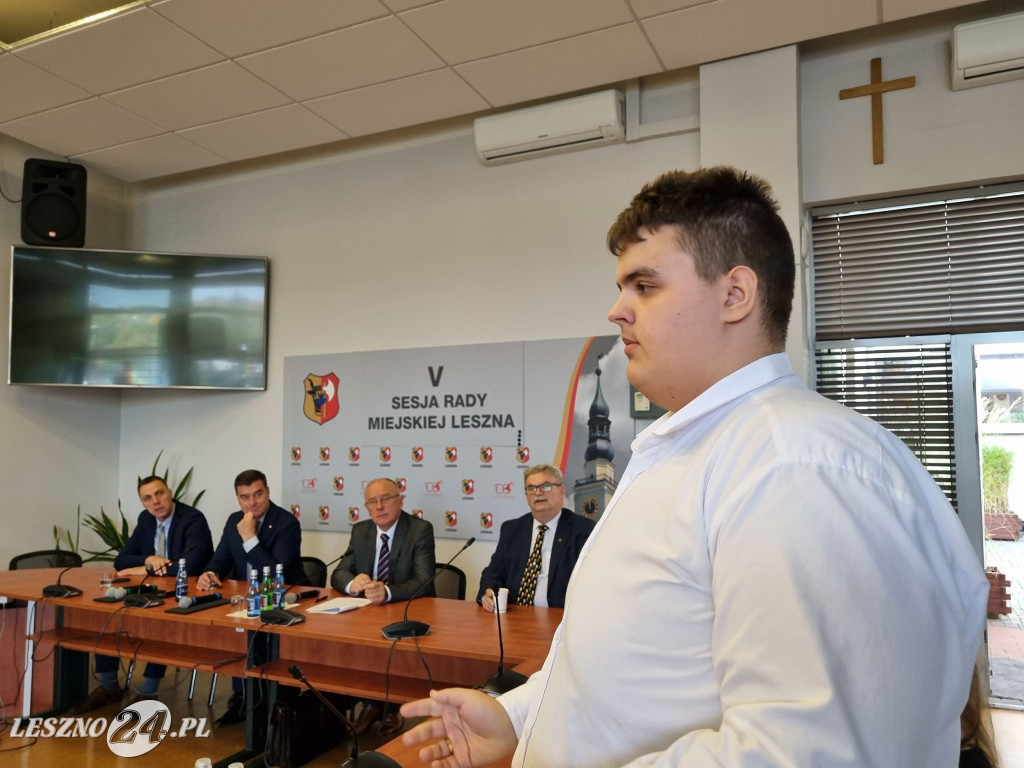 Młodzieżowa Rada Miasta Leszna - pierwsza sesja
