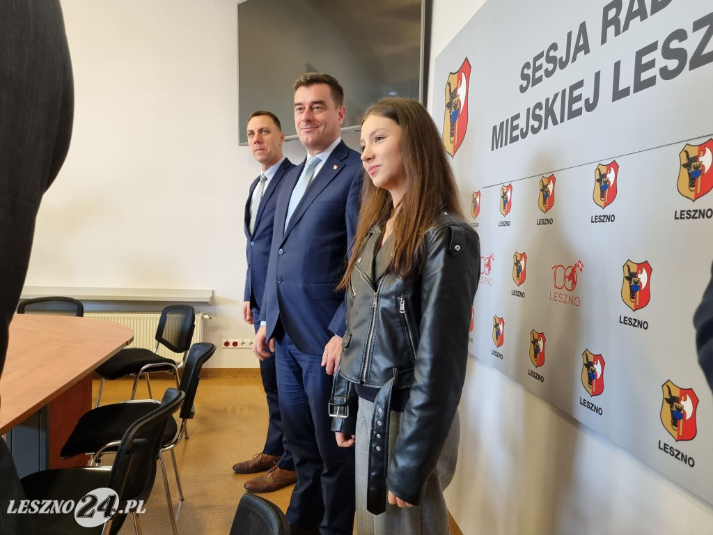 Młodzieżowa Rada Miasta Leszna - pierwsza sesja