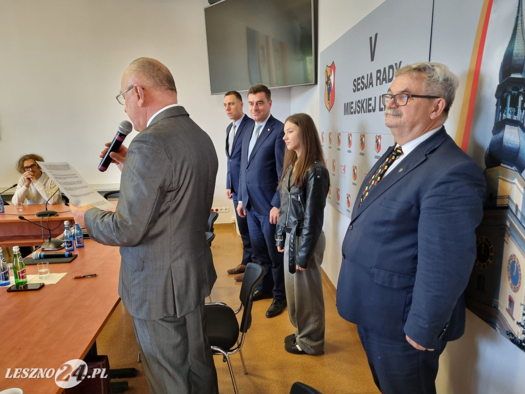 Młodzieżowa Rada Miasta Leszna - pierwsza sesja