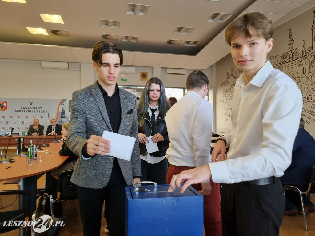 Młodzieżowa Rada Miasta Leszna - pierwsza sesja