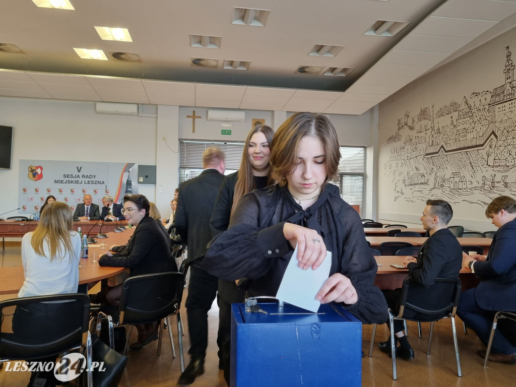 Młodzieżowa Rada Miasta Leszna - pierwsza sesja