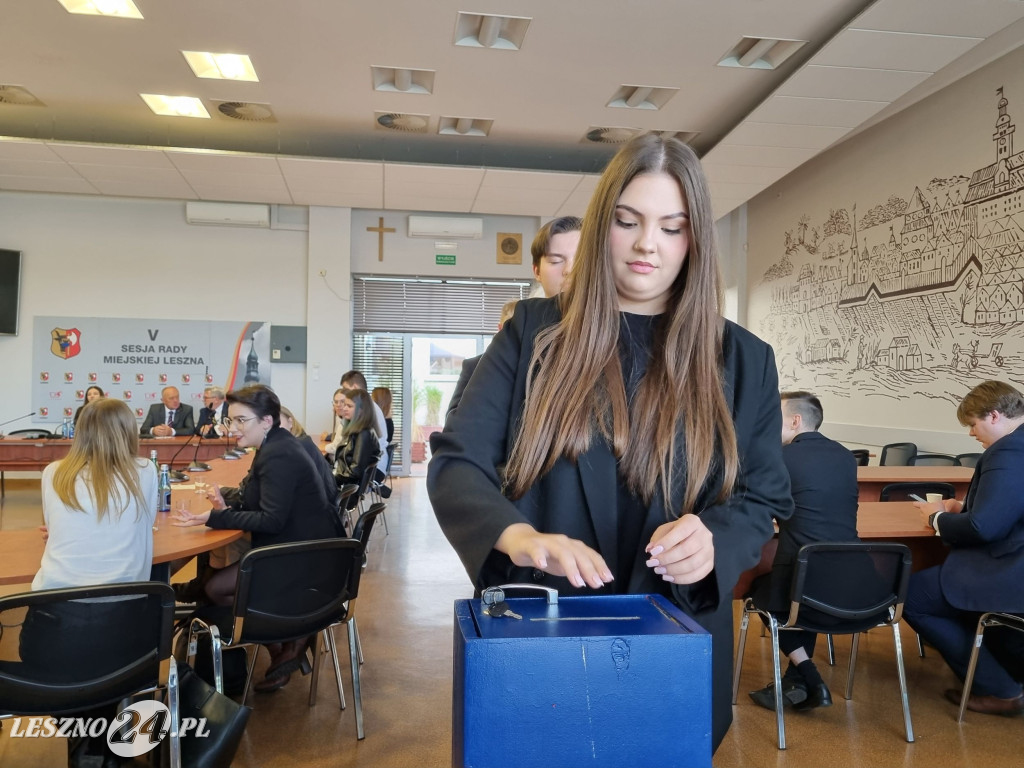 Młodzieżowa Rada Miasta Leszna - pierwsza sesja
