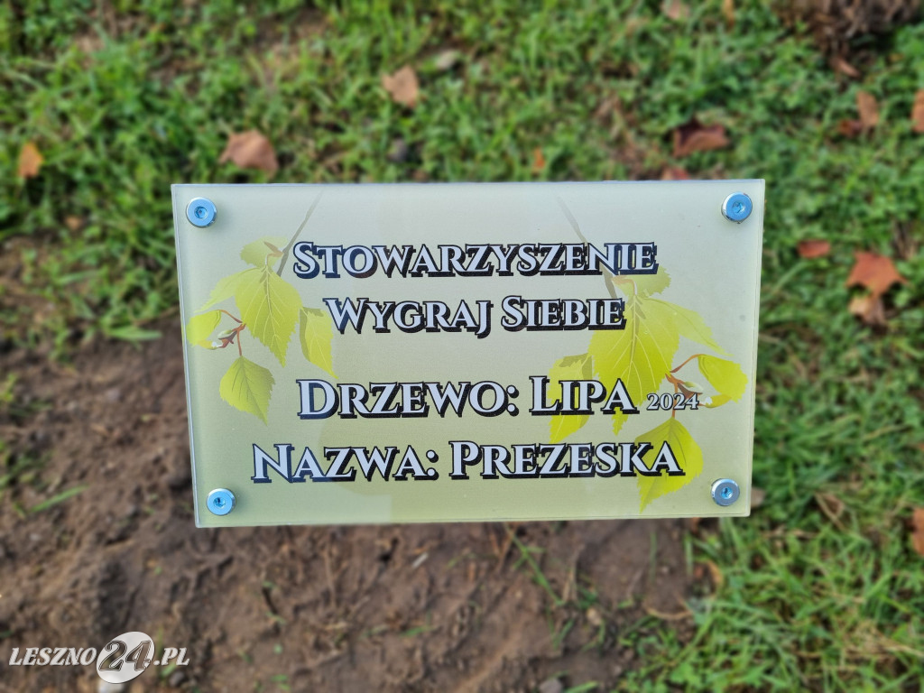 Sadzenie drzew w Parku Grody Leszczyńskie