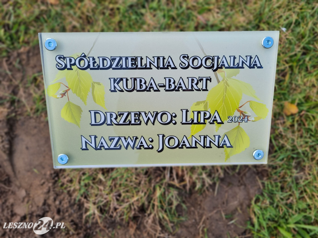 Sadzenie drzew w Parku Grody Leszczyńskie