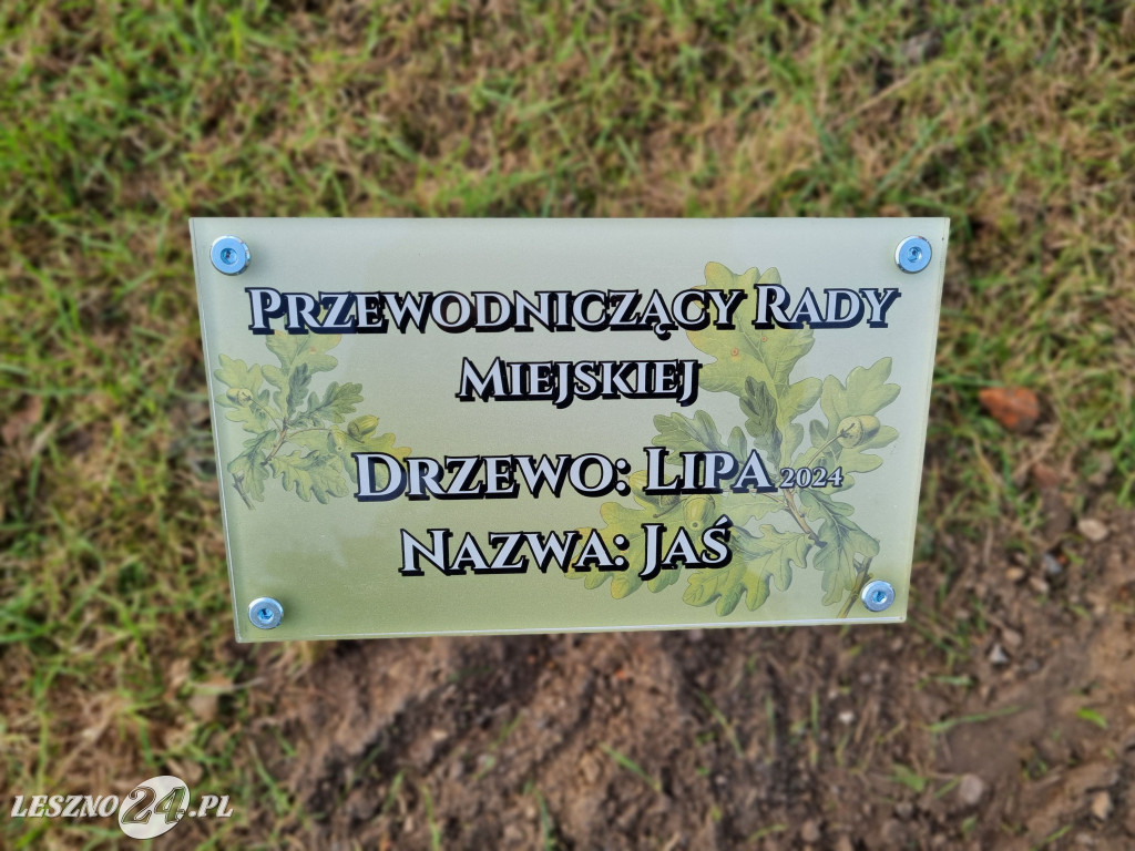 Sadzenie drzew w Parku Grody Leszczyńskie
