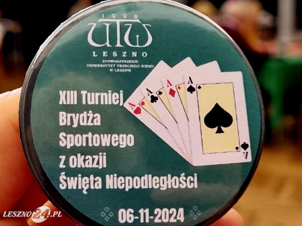 Turniej Brydża Sportowego UTW w Lesznie