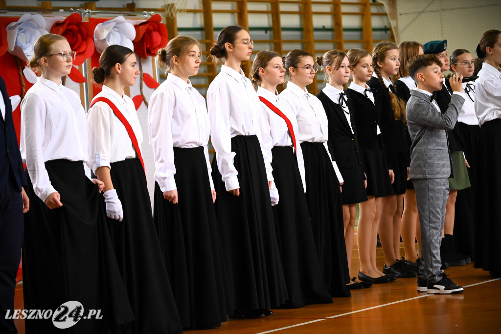 Święto Niepodległości w szkole w Pawłowicach