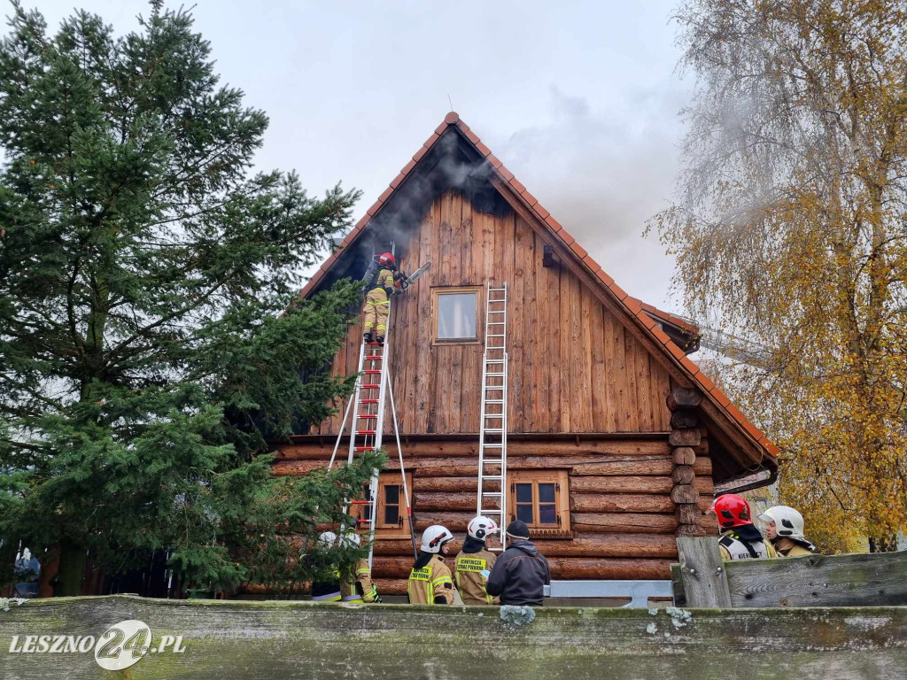 Pożar gospody na Ranczo Smyczyna